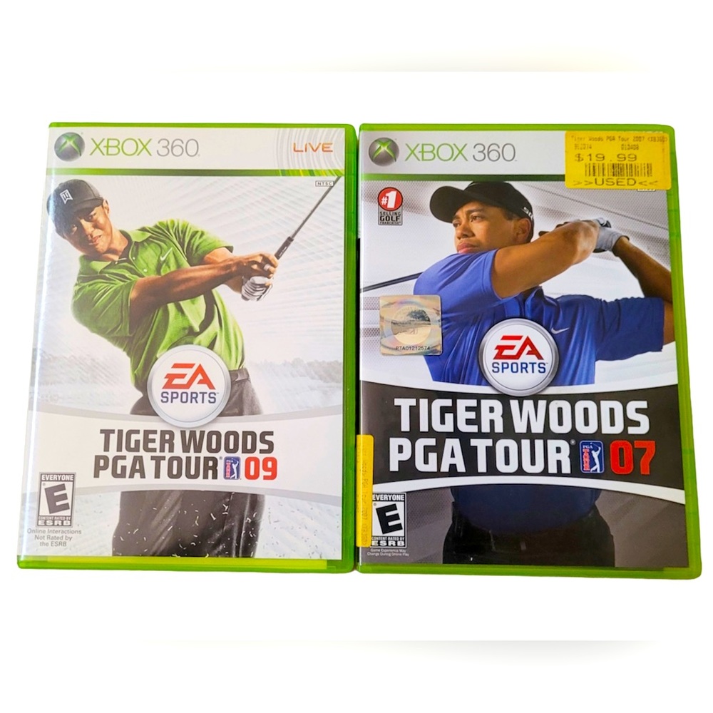 XBOX 360 Tiger Woods PGA Tour 07+09 - Picture 1 of 3
